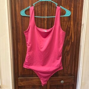 Hot pink bodysuit